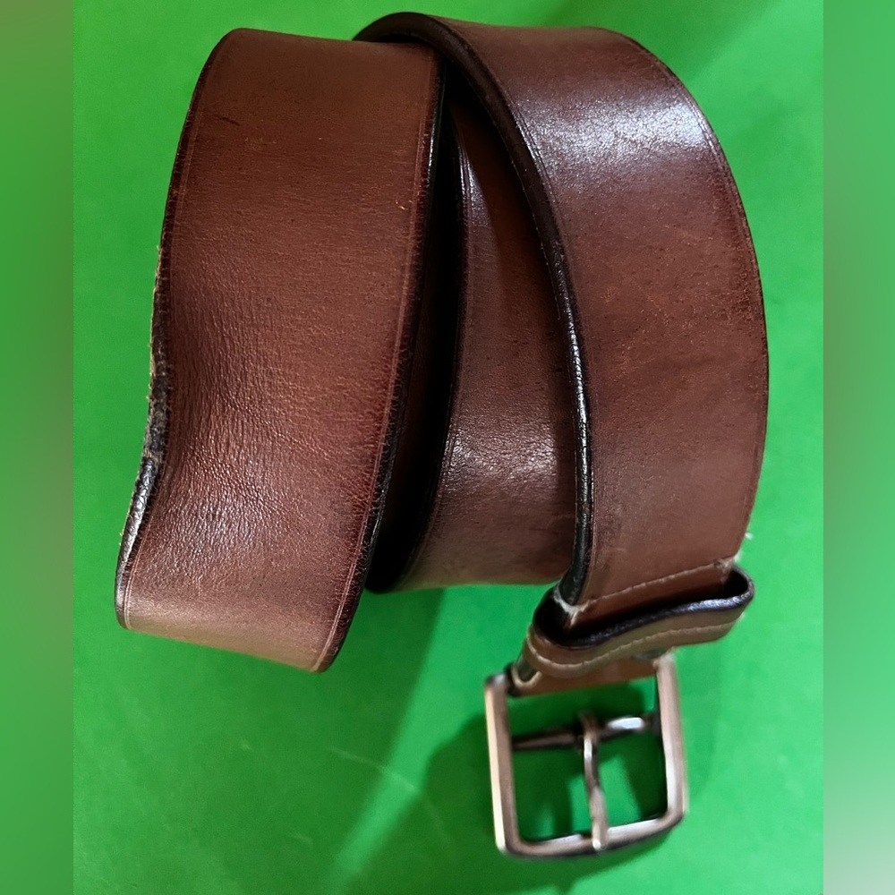 Coach Men's Brown Leather Belt - Turkey